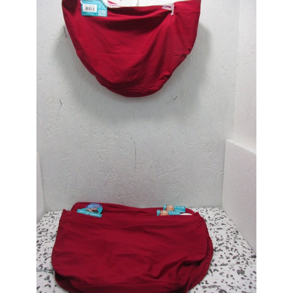 Vanity Fair Women's 6 pairs 18291 Beyond Comfort Bikini Red Size 6/M New !!! - Picture 2 of 2